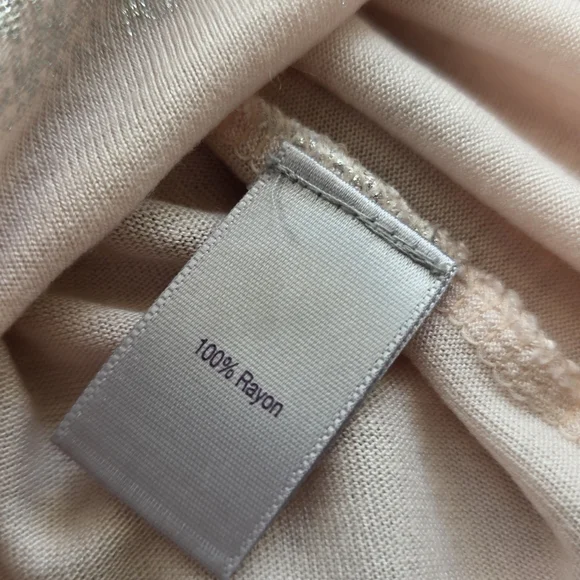 Jennifer Lopez Blush and Metallic Long Sleeve Top - Picture 5 of 5